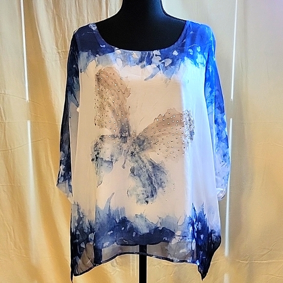 JM Collection, lovely blouse, never been worn. - Picture 2 of 8